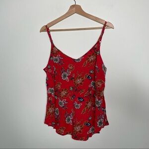 Torrid Red Floral Cami Tank 0 (large)